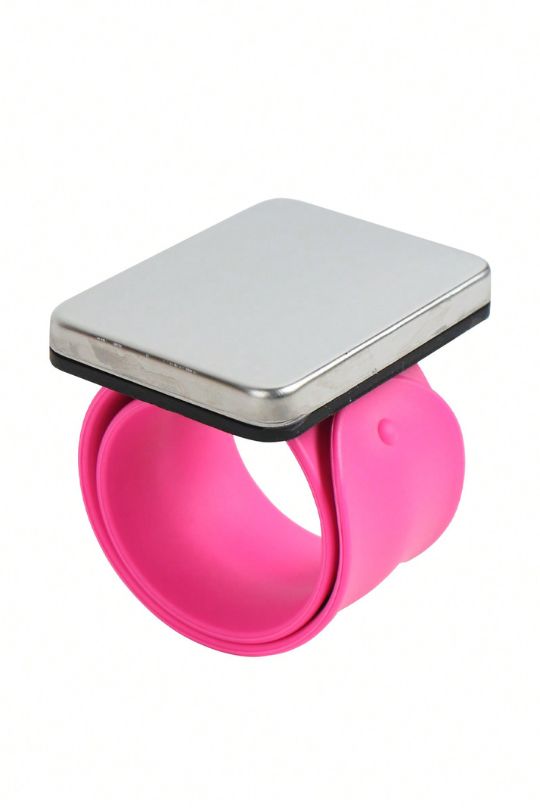 1pc Professional Magnetic Silicone Bracelet Wrist Band For Hair