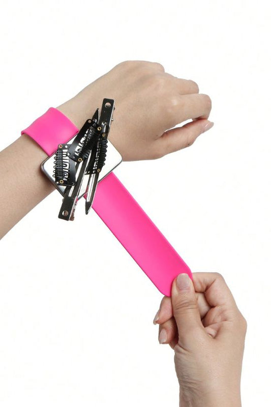 1pc Professional Magnetic Silicone Bracelet Wrist Band For Hair