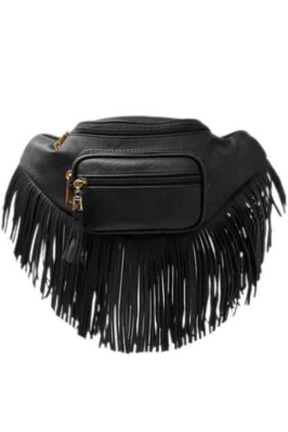 Fringe Tassel Waist Strap Bag