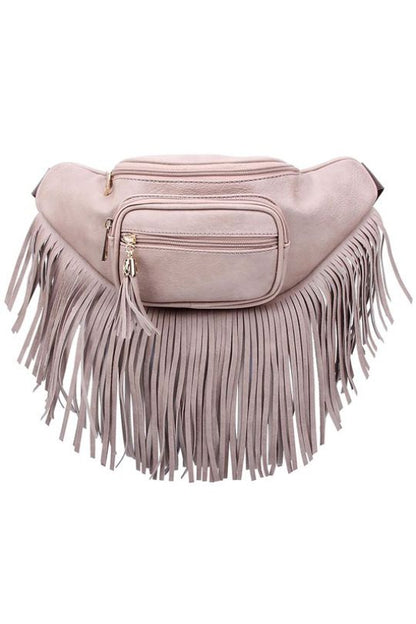 Fringe Tassel Waist Strap Bag