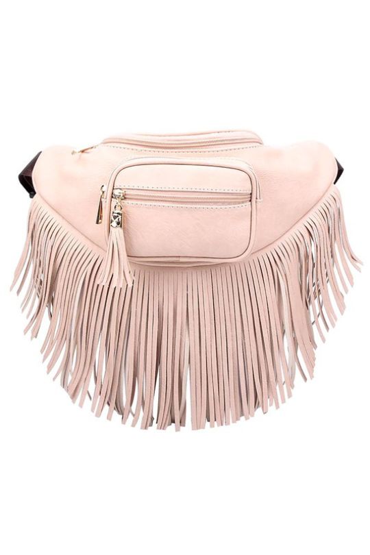 Fringe Tassel Waist Strap Bag