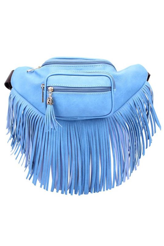 Fringe Tassel Waist Strap Bag