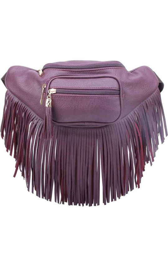 Fringe Tassel Waist Strap Bag