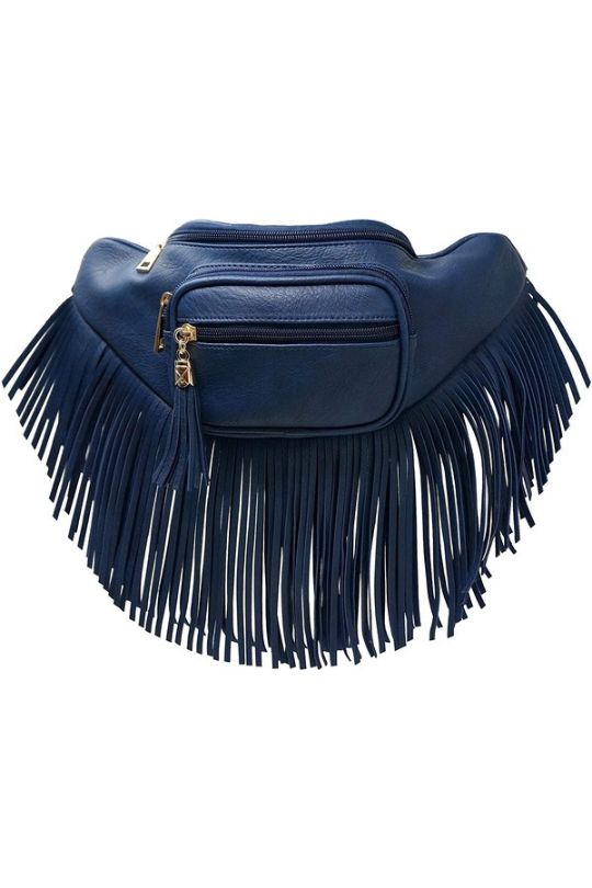 Fringe Tassel Waist Strap Bag