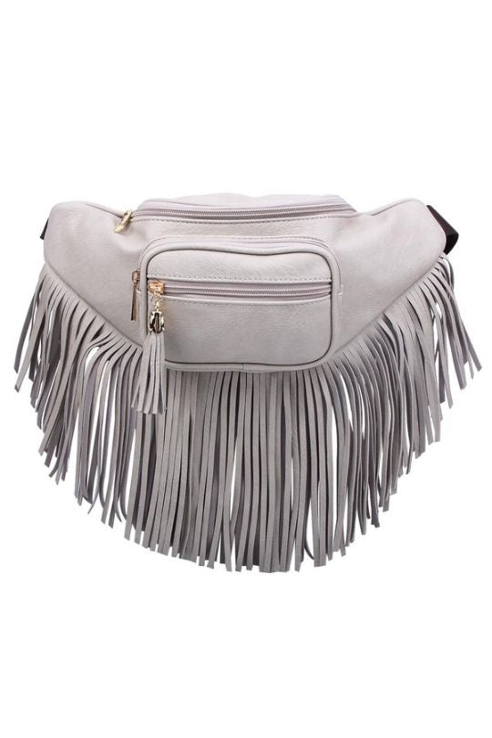 Fringe Tassel Waist Strap Bag