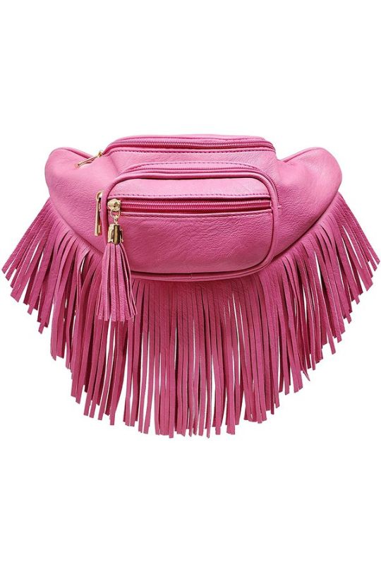 Fringe Tassel Waist Strap Bag