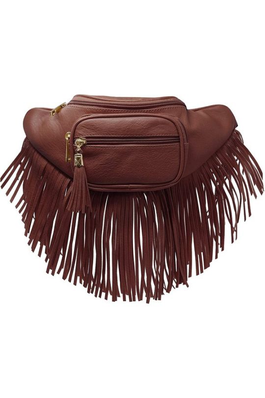 Fringe Tassel Waist Strap Bag