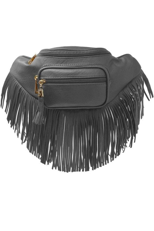 Fringe Tassel Waist Strap Bag