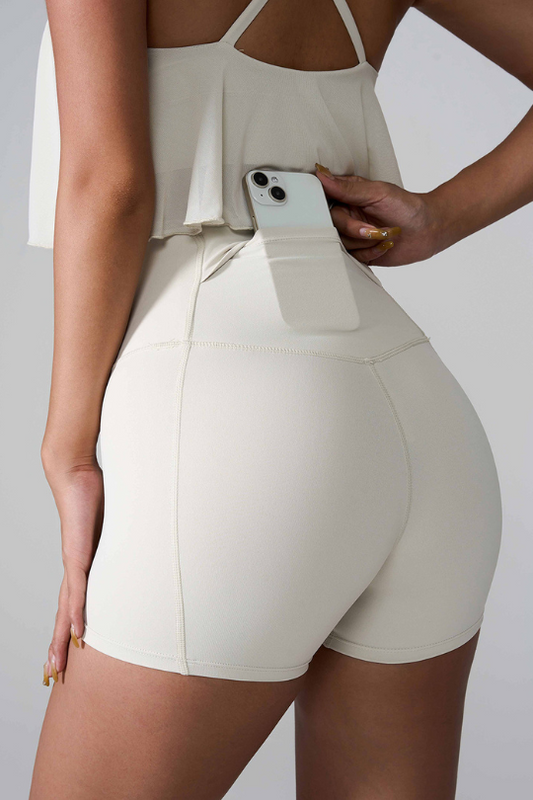 Women's High Waist Active Gym Shorts