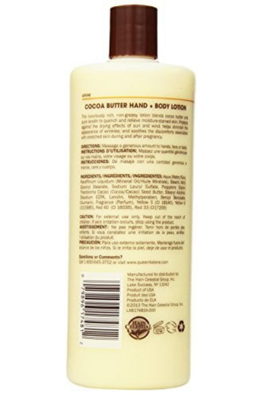 Cocoa Butter Hand & Body Lotion for Dry Skin