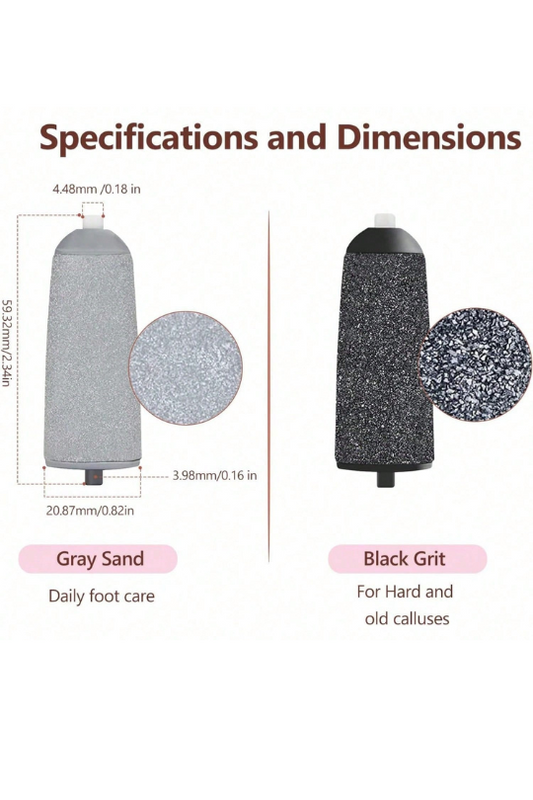 Electronic Foot File Replacement Rollers