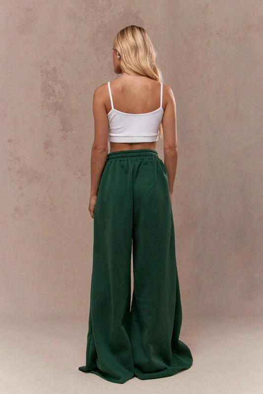 NY Wide Waist High Athletic Track Sweatpants