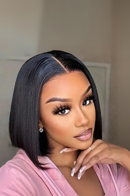 12 Inch Full Short BOB Heat-Resistant Wig