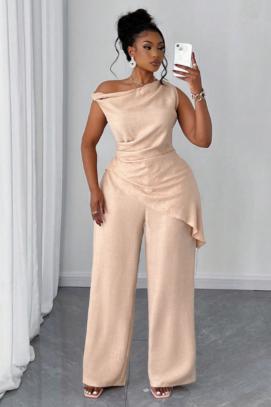Women's Casual Two Piece Top And Pants Set