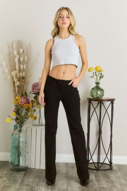 Women's Classic Black Suit Pants