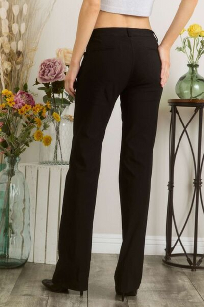 Women's Classic Black Suit Pants