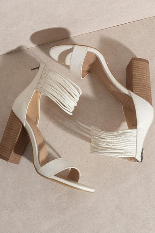 Multi Ankle Strap High Heel Shoes