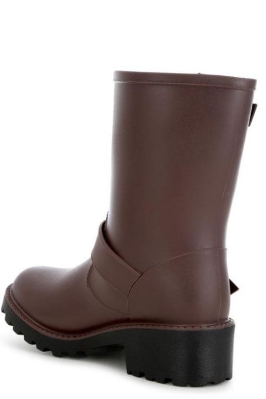 Stallion Harness Detail Calf Weather Boots