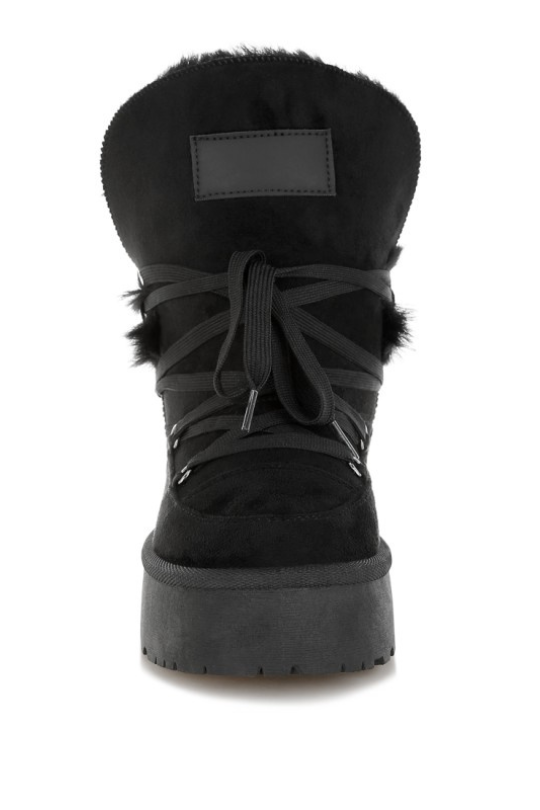 Lola Faux Fur Platform Snow Boots