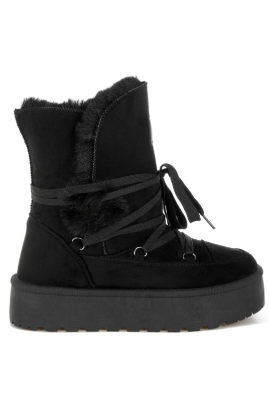 Lola Faux Fur Platform Snow Boots