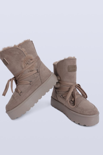 Lola Faux Fur Platform Snow Boots