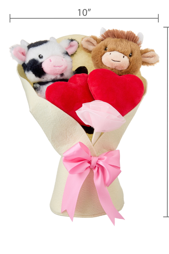 Valentine's Day Animal Bouquet Plush