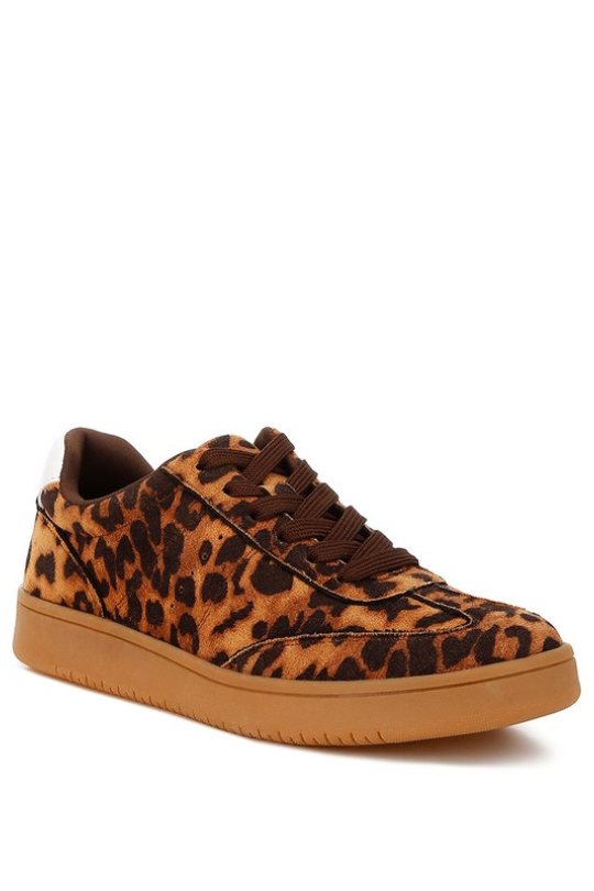 Women's Fierce Leopard Fashion Sneakers