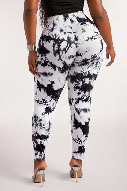 Women's Plus Size Stretchy High-Waisted Pants