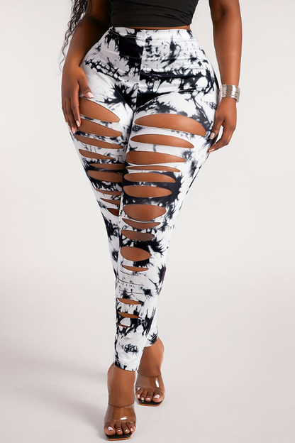 Women's Plus Size Stretchy High-Waisted Pants