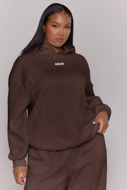 Women's Straight Oversized Long Sleeve Hoodie