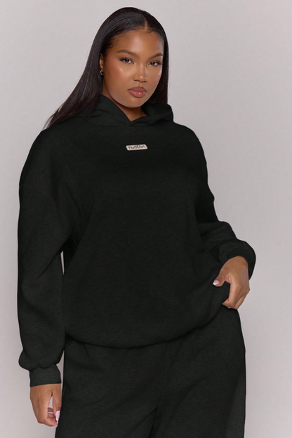 Women's Straight Oversized Long Sleeve Hoodie