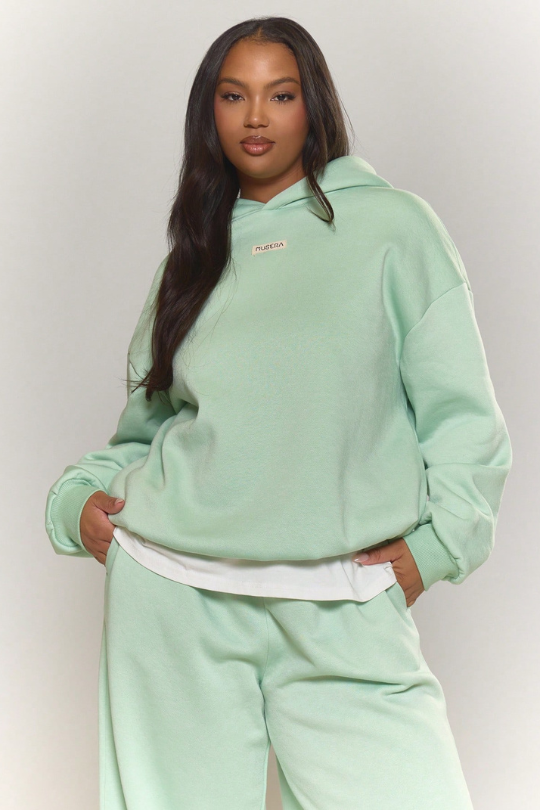 Women's Straight Oversized Long Sleeve Hoodie