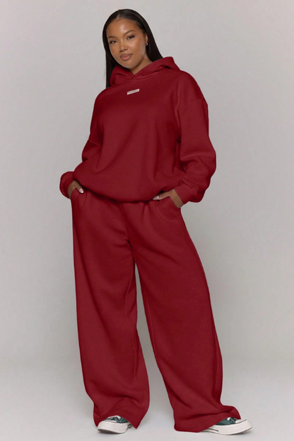 Women's Straight Oversized Long Sleeve Hoodie