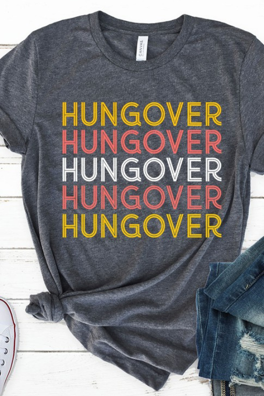 Camiseta gráfica con resaca