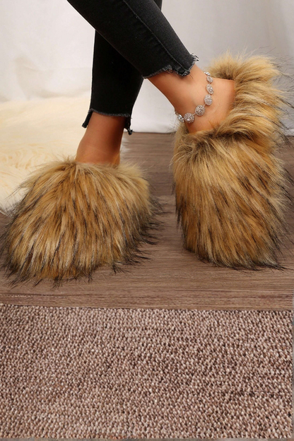Women's Soft & Cozy Faux Fur Bedroom Slippers