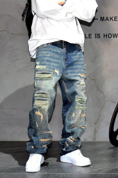 Vintage American Streetwear Wide Leg Jeans