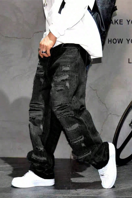 Vintage American Streetwear Wide Leg Jeans