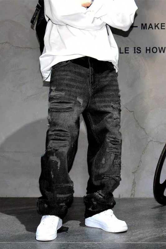 Vintage American Streetwear Wide Leg Jeans