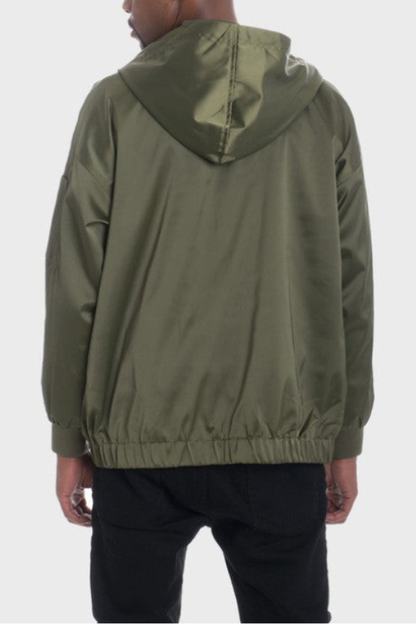 The Apex Satin Utility Windbreaker