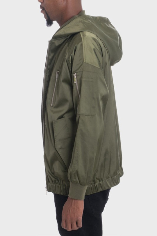 The Apex Satin Utility Windbreaker