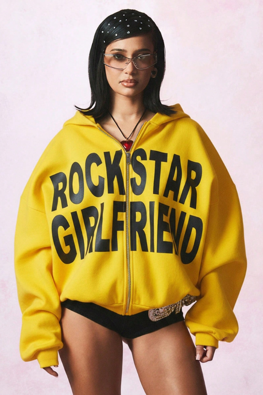 The Rockstar Girlfriend Zip Hoodie