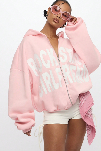 The Rockstar Girlfriend Zip Hoodie