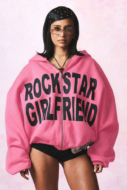 The Rockstar Girlfriend Zip Hoodie