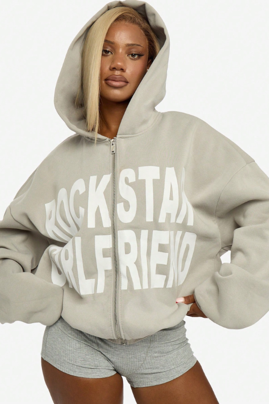 The Rockstar Girlfriend Zip Hoodie