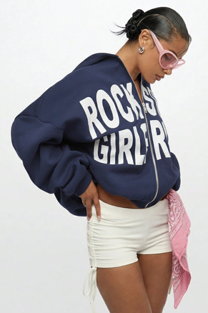 The Rockstar Girlfriend Zip Hoodie