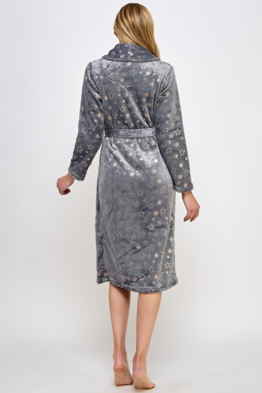 The Starlight Serenity Plush Robe