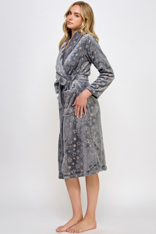 The Starlight Serenity Plush Robe