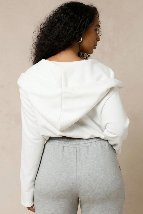 Hooded Cowl Neck Lounge Pullover