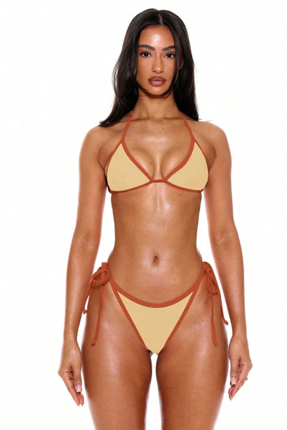 Women's Sunset Riviera Triangle Bikini Set