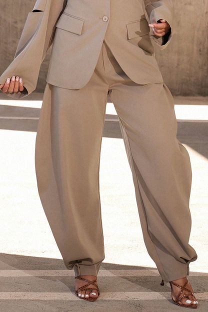 Power Moves High-Waisted Barrel Pants